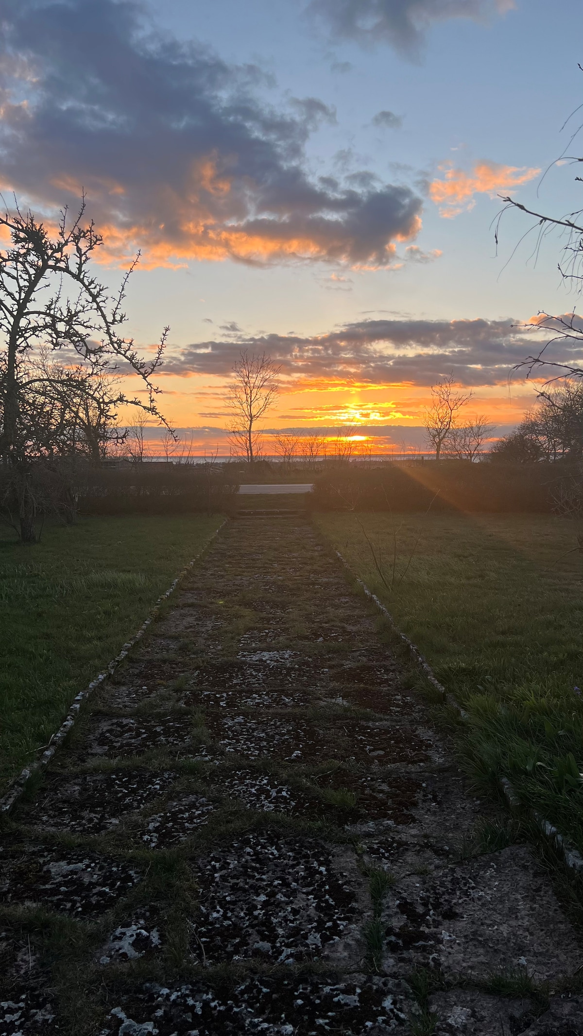 Solnedgång över Kalmarsund